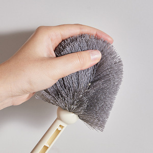 Toilet <b>Brush</b> With <b>Long</b> <b>Handle</b> And Soft Bristles For Bathroom Cleaning - Product Image 3
