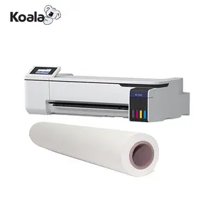 Koala Kertas Sublimasi 105G, Kualitas Tinggi 2 "Gulung 610Mm * 33.5M untuk EP Surecolor F570 Printer Inkjet