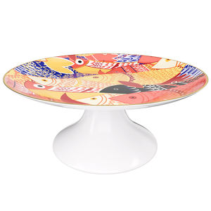 Vaisselle lunatique en porcelaine dorée avec <span class=keywords><strong>poisson</strong></span> nageant à travers un ensemble complet d'assiettes et de bols, ensembles de tasses et de soucoupes, tasse - Product Image 2