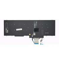 Clavier d'ordinateur portable de remplacement US/RU/SP russe pour Dell PRECISION 7530 7540 5540 P74F 15-7530 M7530 E7530 7730 7740 rétroéclairé