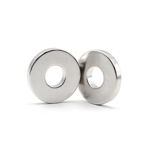 영구 강한 NdFeb 마그네틱 링 100mm N45 N52 방사형 직경 자석 네오디뮴 링 자석 - Product Image 3