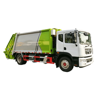 Camion à ordures compacteur à chargement arrière Dongfeng D9 18CBM, poids total autorisé 18000 kg, véhicule compacteur de déchets municipaux