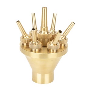 Ugello a spruzzo regolabile in ottone/rame da 1, 1-1/2, 2, 2-1/2 pollici, impermeabile, per fontana a fiore con getto centrale, per ornamenti da giardino <span class=keywords><strong>e</strong></span> uso esterno - Product Image 5
