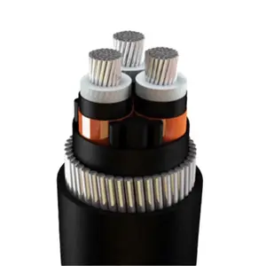 19/33kV Aluminium wire conductor Three Core SWA MV power cable AS/NZS Standard
