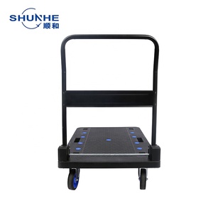 Carrello <span class=keywords><strong>a</strong></span> <span class=keywords><strong>Mano</strong></span> con Piattaforma Resistente 250-300 Kg, <span class=keywords><strong>Trolley</strong></span> con Piattaforma Grande e Quattro Ruote - Product Image 4