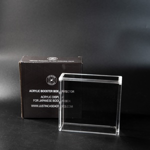 Premium Wholesale Custom Crystal-Clear Acrylic Japanese Booster Box <b>Display</b> <b>Case</b> With Magnetic Lid - Product Image 5