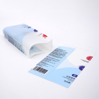 Étiquettes thermorétractables personnalisées imperméables pour le scellage des bouchons des emballages de gel douche et de savon liquide