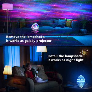 Lámpara de Proyección de Galaxia con Forma de Huevo de Dinosaurio, Control Remoto, Decoración de Nebulosa, Luz Nocturna Infantil, Proyector de Galaxia Estrellada con Ruido Blanco - Product Image 4