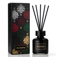 Diffuseur de parfum d'ambiance personnalisé pour salon et hôtel, huile essentielle, flacon en verre, longue durée, désodorisant d'air, ensemble diffuseur à bâtonnets