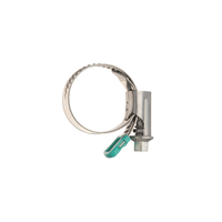 Collier de serrage métrique en acier inoxydable à verrouillage de sécurité, raccord hydraulique à dégagement rapide avec surface lisse pour tuyaux