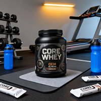 Poudre de protéines personnalisée OEM pour l'entraînement, stimulant musculaire efficace, complément nutritionnel sportif quotidien pour la santé