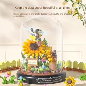 Bloques de Construcción de Plástico ABS Ecológicos para Armar, Modelo de Insectos y Plantas Carnosas en Maceta, Juguete de 40 Piezas, Escala <span class=keywords><strong>1</strong></span>:<span class=keywords><strong>1</strong></span>, Regalo Unisex - Product Image 3
