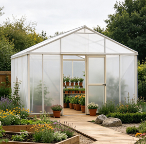 Serre tunnel agricole double couche grande taille à <span class=keywords><strong>prix</strong></span> usine, serre commerciale en polytunnel pour l'agriculture - Product Image 2