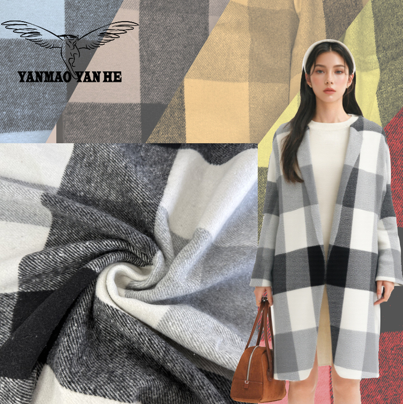 Popular Design 355GSM Woven Wool Acrylic