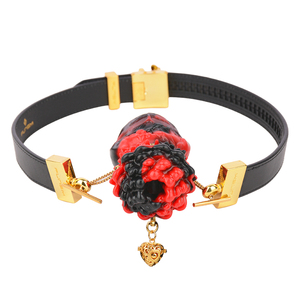 FUNSM Flor Forma Boca Mordaza Con Restricciones Cuero Bondage Silicona Oral Gags <span class=keywords><strong>Dildo</strong></span> Juguete Erótico BDSM Juguetes Sexuales Para Mujeres Hombres - Product Image 2