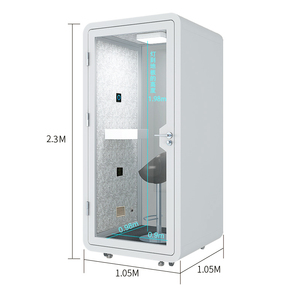 Cabina Telefónica, Estudio de Transmisión, Oficina Móvil para Llamadas Privadas, Sala de Conversación, Cabina Insonorizada XS OEM - Product Image 1
