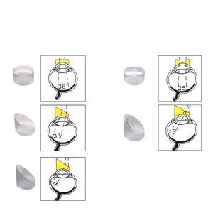 Instruments ophtalmiques, lentilles grossissantes chirurgicales, lentilles convexes et concaves, lentilles grand angle, lentilles doublement concaves, prismes - Product Image 1