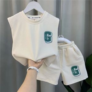Conjunto de <span class=keywords><strong>Chaleco</strong></span> para Niños, Verano 2026, Conjunto de Ropa Casual de Dos Piezas para Bebés y Niños - Product Image 1