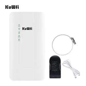 300Mbps KuWFi LTE CAT4 Router 1WAN LAN External 5dBi Antenna IP66 Waterproof Outdoor 4g Wifi Router For LoT