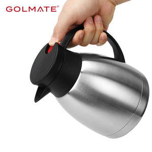 Golmate 1,0L 1,5L 2,0L Isolierter Wasserkrug Langlebiger Edelstahl-Kaffeebehälter für Heißen Tee, Eisgetränke, Gewerbliche Nutzung - Product Image 3