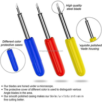 Cuchillas de Plotter de Corte QINGDA de Alta Calidad, Superficie Brillante, Garantía de 3 Años, Corte de Diamante de 45, 30 y 60 Grados, OEM, 23.5mm