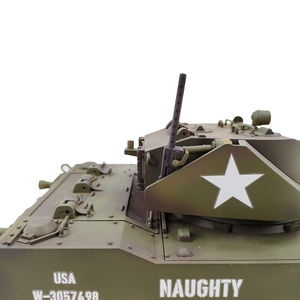 2024 nuevo COOLBANK G2080 RC tanque 1/16 <span class=keywords><strong>escala</strong></span> 2,4 GHz U.S. M5A1 Stuart tanque ligero modelo tanques de Control remoto con sonido y luz - Product Image 4