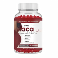 Gummies Black Maca Plus pour adultes, pour des fesses volumineuses et des courbes extrêmes, à base de racine de Maca noire pour améliorer la vitalité chez les hommes et les femmes, booster fessier