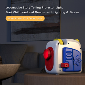 Proiettore <span class=keywords><strong>di</strong></span> Storie Fiabesche LED Moderno per Feste <span class=keywords><strong>di</strong></span> Compleanno dei Bambini, Proiettore Educativo Prescolare, Torcia Regalo - Product Image 3