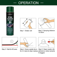 Sprayidea 91 SBS Adhésif transparent repositionnable à faible odeur pour sérigraphie, colle temporaire en spray