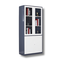 Armoire de classement en acier autoportante pour hôpital, design moderne, grande capacité, multifonction, réglable, pour la maison, le bureau et l'école