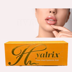 Hyalrix <span class=keywords><strong>Acide</strong></span> <span class=keywords><strong>Hyaluronique</strong></span> 2*1.1mL – Produit de <span class=keywords><strong>comblement</strong></span> pour l'augmentation du volume des lèvres, le remodelage, la correction des rides et des résultats naturels - Product Image 1