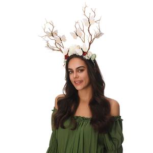 ที่คาด<span class=keywords><strong>ผม</strong></span>ดอกไม้คริสต์มาสสำหรับผู้หญิงและเด็กผู้หญิง สไตล์เรโทร กิ่งไม้ กวางเรนเดียร์ สำหรับงานเทศกาลและปาร์ตี้ - Product Image 4