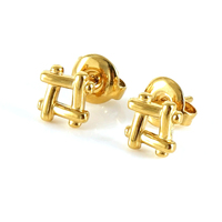 Ensemble de Bijoux Lincy Hollow Étanche pour Femmes: Boucles d'Oreilles et Bijoux en Acier Inoxydable Motif Trèfle à Quatre Feuilles, Cœur, Fleur, Nuage