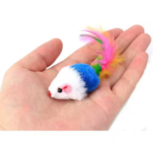 लक्जरी क्लासिक इंटरैक्टिव बिल्ली खिलौने छोटे माउस शिकार रंगीन पंख चूहों आंदोलन को प्रोत्साहित करता है आंदोलन को सर्वश्रेष्ठ पालतू कुत्ते चउ खिलौने - Product Image 4