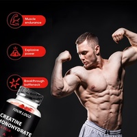 Vente en gros de suppléments nutritionnels pour le sport de marque privée OEM bonbons à base de monohydrate de créatine énergétique pré-entraînement pour la croissance musculaire