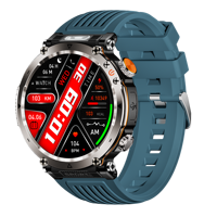 Reloj Inteligente Deportivo HT30, Batería de 600 mAh, Resistente al Agua IP68, Carga Magnética, Multideporte, Llamadas Bluetooth, Brújula, Monitor de Sueño