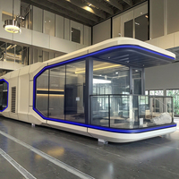 Confort Luxe Préfabriqué Acier Intelligent Minuscule Espace Capsule Maison Préfabriqué Capsule Chambre Hôtel Espace Capsule Maison