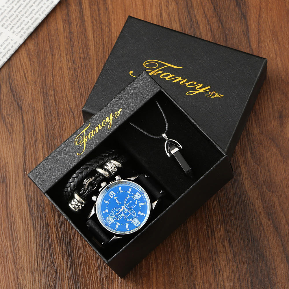 M2864-1 watch+bracelet+box+necklace