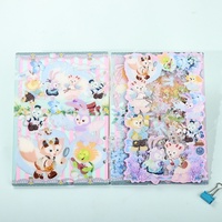 [Shake Shake Book] Starman 2.0 Cuaderno de Hojas Sueltas Creativo de Estilo Japonés en Acrílico, Cuaderno de Dibujos Animados para Estudiantes, Diario