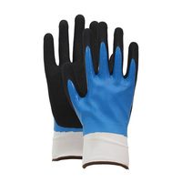 Gants de travail en nitrile latex, résistants, à prix avantageux, avec poignets élastiques, ignifuges, imperméables et résistants à l'abrasion