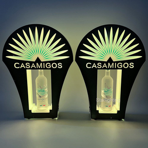 Rechargeable LED <strong>CASAMIGOS</strong> Sign Tequila Acrylic LED <strong>Bottle</strong> Presenter Glorifier VIP Display champagne for Nightclub Lounge - Product Image 1