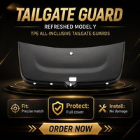 Protection de hayon TPE intégrale pour Tesla Model Y 2025 – Tapis de protection de coffre invisible pour carrosserie