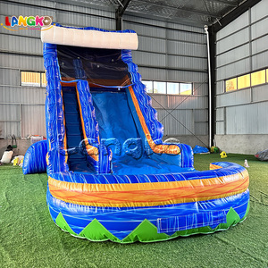 Toboggan aquatique gonflable Tsunami, très populaire et abordable, en PVC 18 OZ, idéal pour la <span class=keywords><strong>location</strong></span> événementielle - Product Image 4