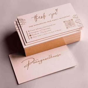 Luxury Rectangular Business Cards Art <b>Paper</b> Hot Stamping Eco-Friendly Recycled <b>Biodegradable</b> Customizable for Business Promotion - Product Image 3
