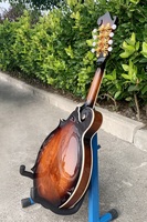 Mandoline Aiersi F Style à 8 cordes en épicéa massif et érable, corps cintré, style vintage Bluegrass, instrument à cordes acoustique, marque personnalisée