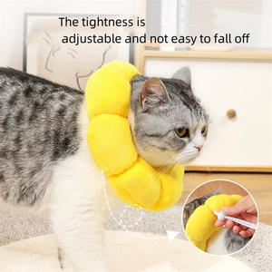 Kerah kucing donat nyaman Anti gigitan pemulihan Elizabeth kerah kerucut bedah untuk anjing kecil sedang besar - Product Image 5