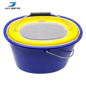 Cubo de agua de pesca, bolsa de pesca portátil, caja de peces vivos, contenedor de agua, tanque de agua de pesca plegable para viajar