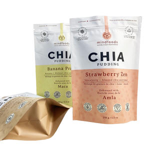 Sacs d'emballage alimentaire en plastique, pochette personnalisée à bonne barrière, feuille d'aluminium, torsion pour sauce, sacs d'emballage alimentaire, 50 pièces - Product Image 1