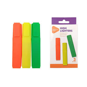 ARTÍCULOS DE PAPELERÍA - SET 3 EVIDENZIATORI NEON - Product Image 1