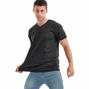 Camisetas de alta calidad para hombre al por mayor, camisetas de hombre 100% algodón, estilo urbano, oversize, desgastadas, 200 gramos - Product Image 1